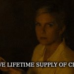 and root beer? | YOU HAVE LIFETIME SUPPLY OF CHEETOS? | image tagged in gifs,cheetos and root beer | made w/ Imgflip video-to-gif maker