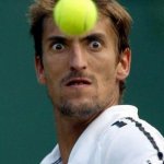 tennis head | WHEN YOU AND YOUR SIBLING REACH FOR THE REMOTE AT THE SAME TIME | image tagged in tennis head | made w/ Imgflip meme maker