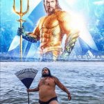 high quality vs low quality Aquaman meme