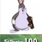 Chanos | image tagged in chanos,thanos,big chungus,destruction,destruction 100 | made w/ Imgflip meme maker