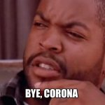 Ice Cube Bye Felicia | BYE, CORONA | image tagged in ice cube bye felicia | made w/ Imgflip meme maker