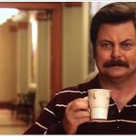 Ron Swanson Covid Six Feet meme