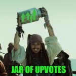 JAR OF UP VOTES meme