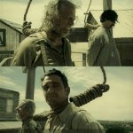 First Time Buster Scruggs James Franco Hanging alternate