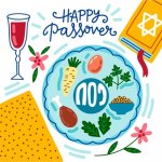 Happy Passover! | From all of us at Sisskind Chiropractic: May your Pesach overflow with happiness; May you always be blessed with peace, prosperity & togetherness. | image tagged in happy passover | made w/ Imgflip meme maker