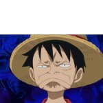 One Piece Luffy Pout