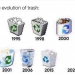 The evolution of trash meme
