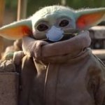 Baby Yoda Social Distancing meme