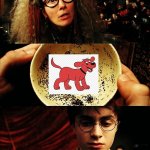 harry potter | TELL ME WHAT YOU SEE, MR. POTTER UHH | image tagged in harry potter | made w/ Imgflip meme maker