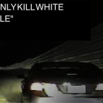 Racist Cop tells woman not to worry, "we only kill white people"