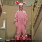 Ralphie Christmas Story Bunny Outfit meme