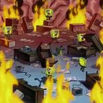 SpongeBob Office Fire meme