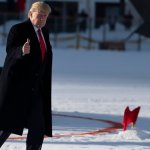 Trump giving a Snow Job meme