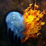 ice and fire heart