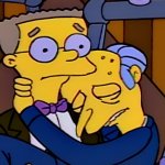 Mr Burns holds onto Smithers