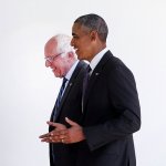 Barack and Bernie