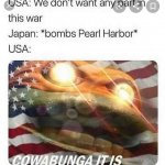 WW2 Cowabunga meme