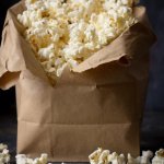 Grocery bag popcorn