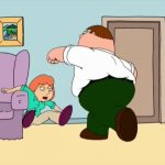 Peter Punches Lois meme