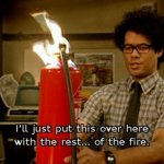 Moss fire extinguisher The IT Crowd