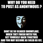 a word to all anon posters meme