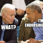 Stora Tuttar | I'M ENDORSING YOU JOE; FOR WHAT? | image tagged in stora tuttar | made w/ Imgflip meme maker