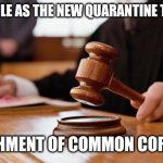 Judge Rules _____ | FIRST RULE AS THE NEW QUARANTINE TEACHER:; ABOLISHMENT OF COMMON CORE MATH | image tagged in judge rules _____,teaching,mom,homeschool,quarantine,common core | made w/ Imgflip meme maker