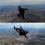 Skydiving fails meme