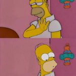 Homers Drake Hotline Bling meme