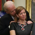 Joe Biden Sniffs Hair