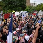 Texas Protest Covid Walking Dead