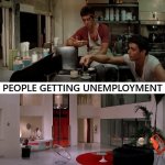 Scarface Unemployment Money vs Essential Worker Money meme