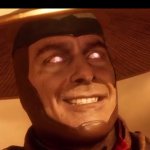 Raiden smiling