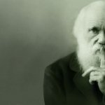 Charles Darwin thinking