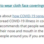 CDC: Masks keep you from infecting others