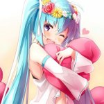 Miku heart pillows