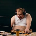 Fat guy computer meme