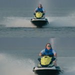 Jetski reaction