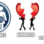 Top 3 situations after COVID | DIVORCED; A NEW HYMEN HAS RISEN; NEW PARENTS | image tagged in top 3 situations after covid | made w/ Imgflip meme maker