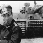 German tank commander face