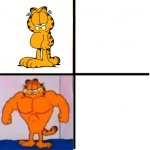 Drake Hotline Bling (Garfield Version) meme