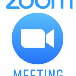 Zoom MEETING text and icon (singular)