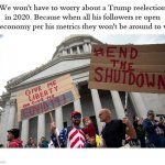 No Trump Reelection Reopening The Economy Protest