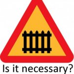 Is It Necessary? Sign meme