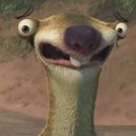 Sid the Sloth Yikes meme