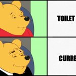 Winnie the pooh tuxedo | TOILET PAPER; CURRENCY | image tagged in winnie the pooh tuxedo | made w/ Imgflip meme maker