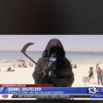 Grim Reaper at the Beach
