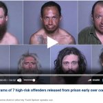 Sex offenders released "due to covid"