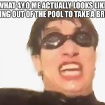 WHAT 4Y.O ME ACTUALLY LOOKS LIKE COMING OUT OF THE POOL TO TAKE A BREATH | image tagged in bts,jungkook | made w/ Imgflip meme maker