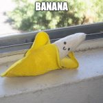 1 word | BANANA | image tagged in seductive banana | made w/ Imgflip meme maker